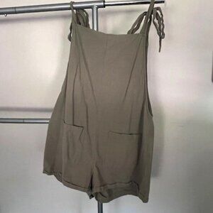 Overall Shorts Tie Straps